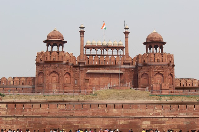 red fort delhi