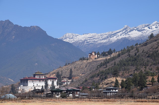 paro town in bhutan